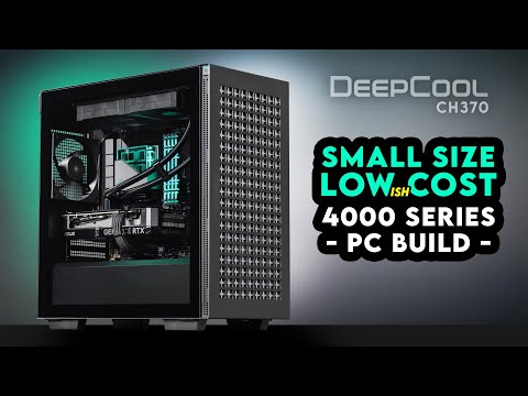 Effortlessly Stylish, for $1300! | DeepCool CH370 MATX Gaming PC Build | ASUS Dual RTX 4060 Ti