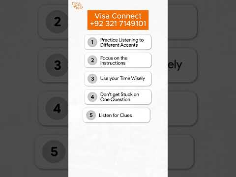 IELTS Tips from Visa Connect #visaconnect #bahriatownlahore #visaexperts  #studyabroad #travel