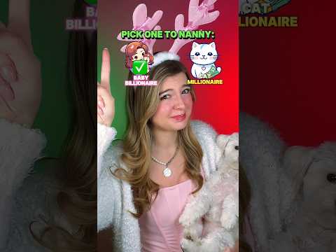 Be a nanny to a baby billionaire or a cat millionaire?? (PART1) #pov #christmas #baby #brianna